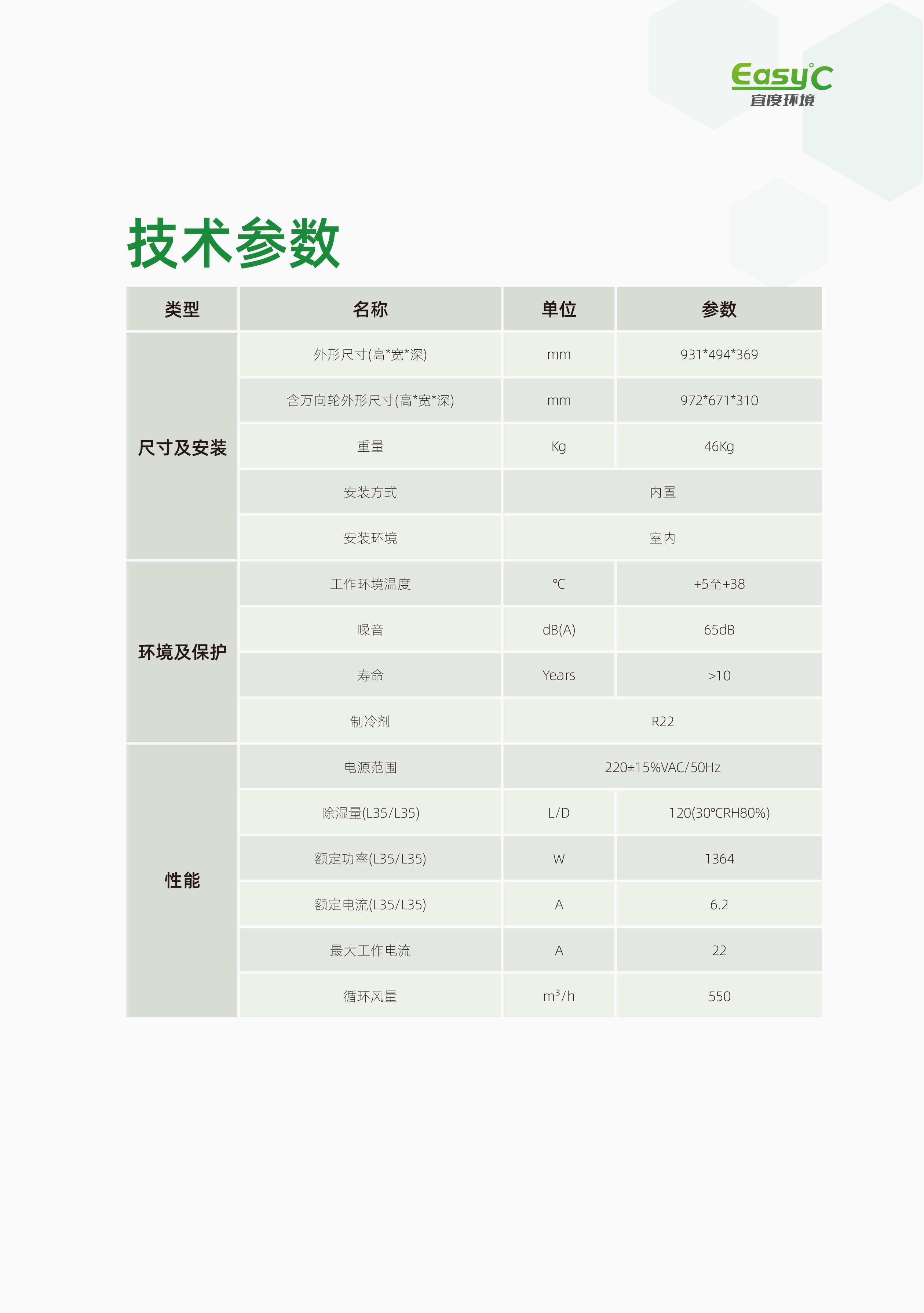 120L/D 除湿机
